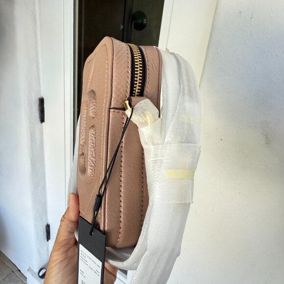 Marc Jacobs THE MOTO SHOT CROSSBODY PHONE CASE S163L01RE21 Dusty Beige - Picture 3 of 13